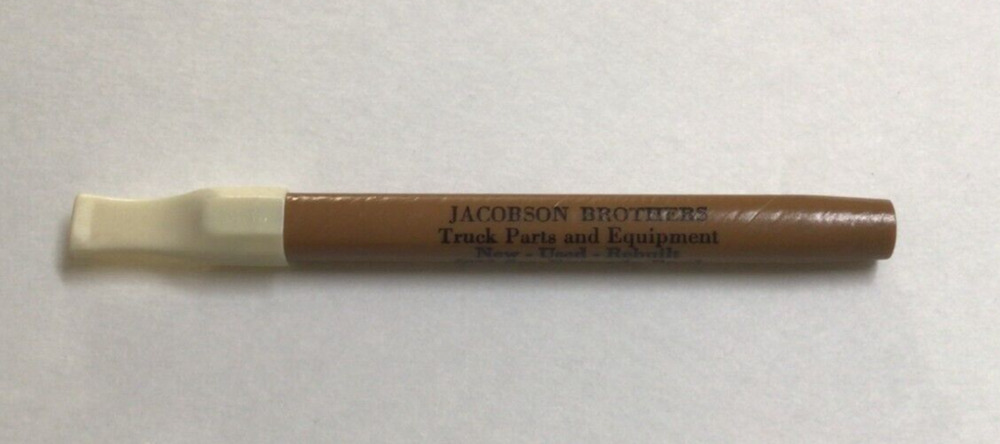 Jacobson Truck Parts Glendale California Vintage Cigar Advertising Ink Pen 798A